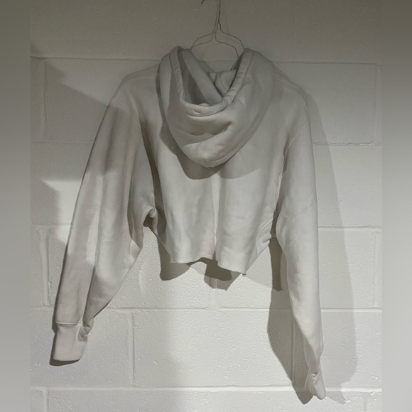 Champion Women's White Hoodie Sweater medium - Picture 3 of 4